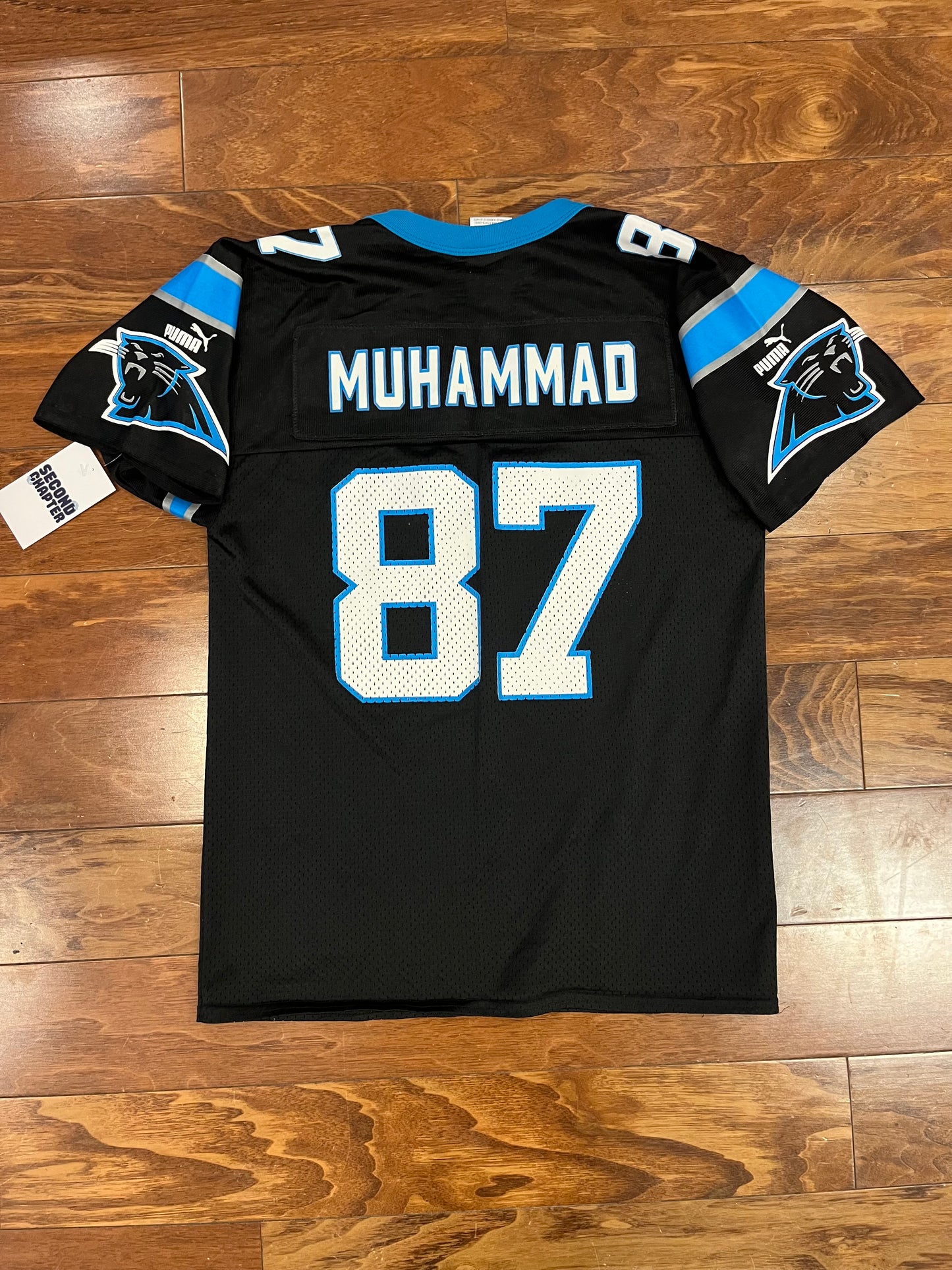 00s Carolina Panthers Muhsin Muhammed Puma Home Jersey (Youth M)