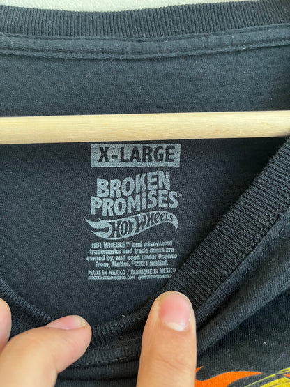 2022 Broken Promises Flames Exclusive Zumiez Long-Sleeve Shirt (XL)