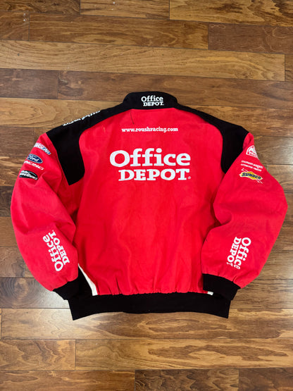 00s Office Depot Carl Edwards Nascar Racing Jacket (XXL)