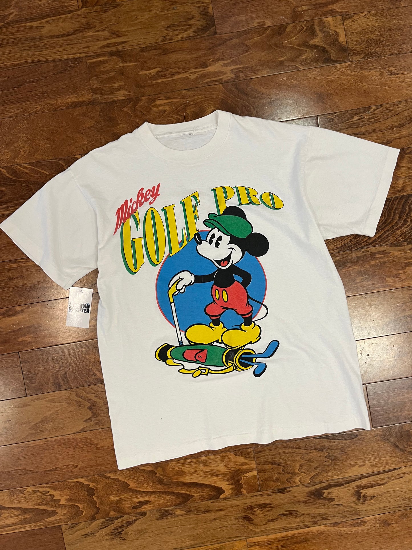 90s Mickey Mouse Golf Pro Graphic Tee (XL)