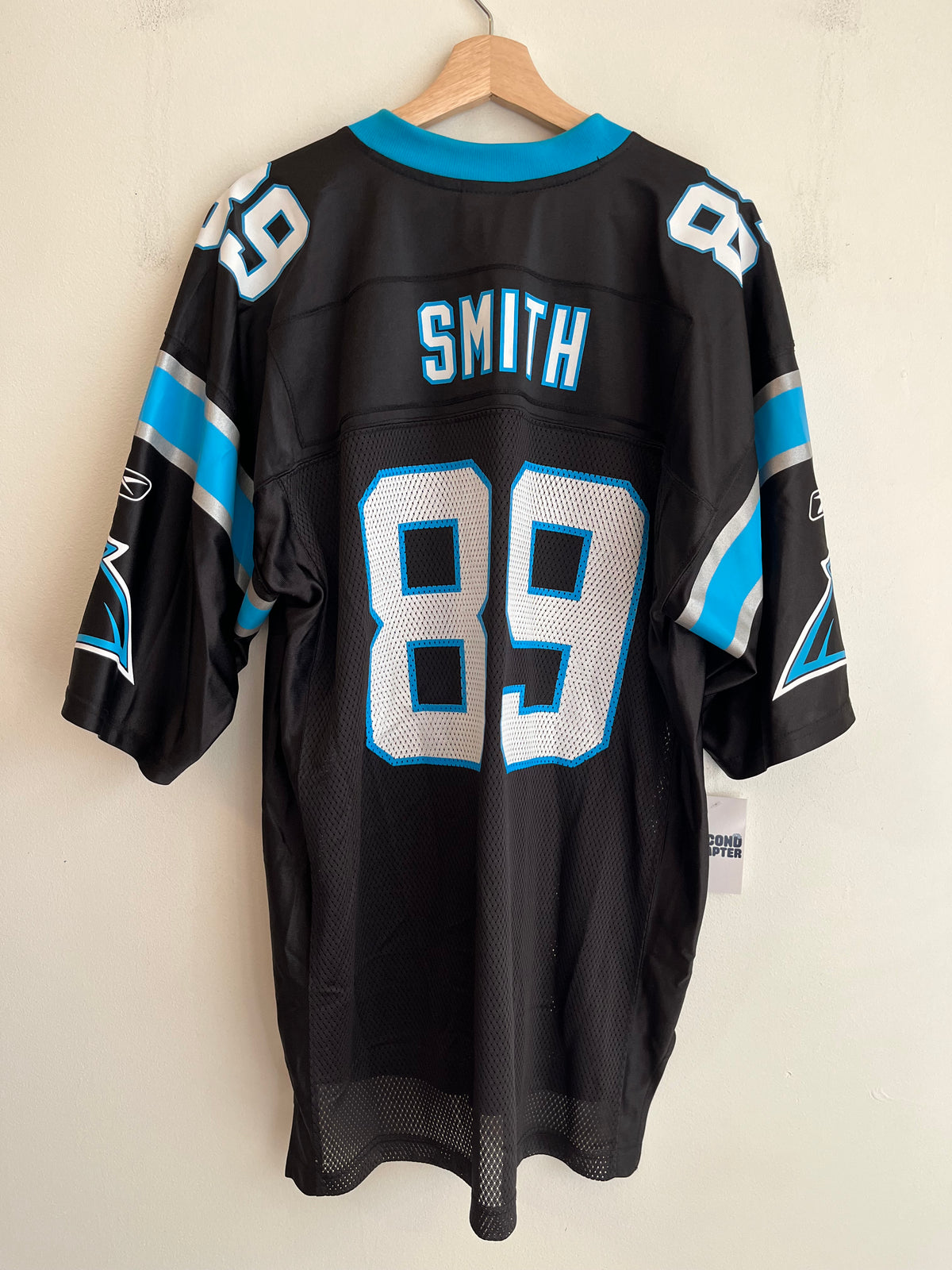 00s Carolina Panthers Steve Smith Reebok Home Jersey (L)