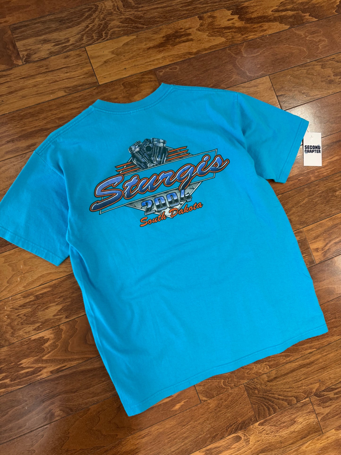 2004 Sturgis Black Hills Rally South Dakota Vintage Tee (L)