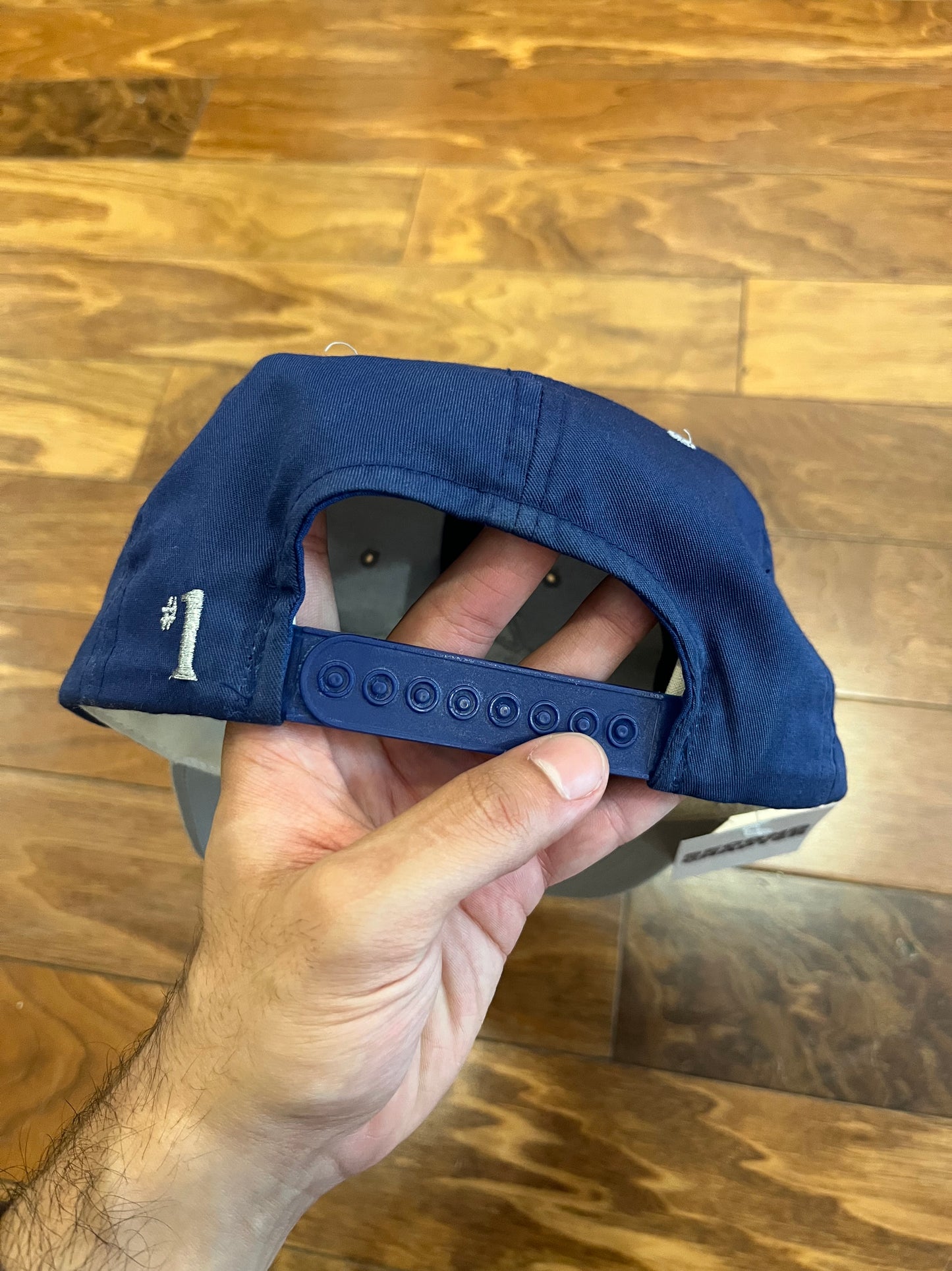90s Dallas Cowboys #1 Apparel NFL Football Hat (OS)