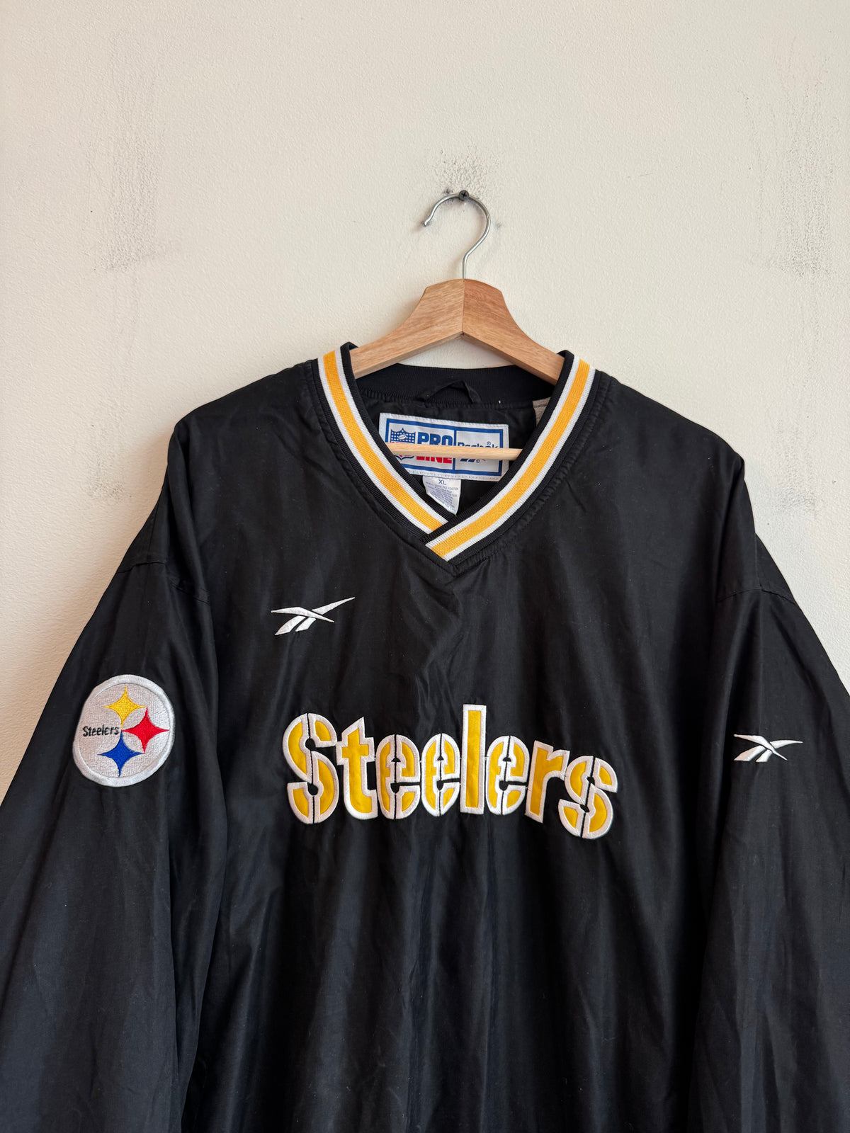 90s Pittsburgh Steelers Reebok Pro Line Windbreaker (XL)