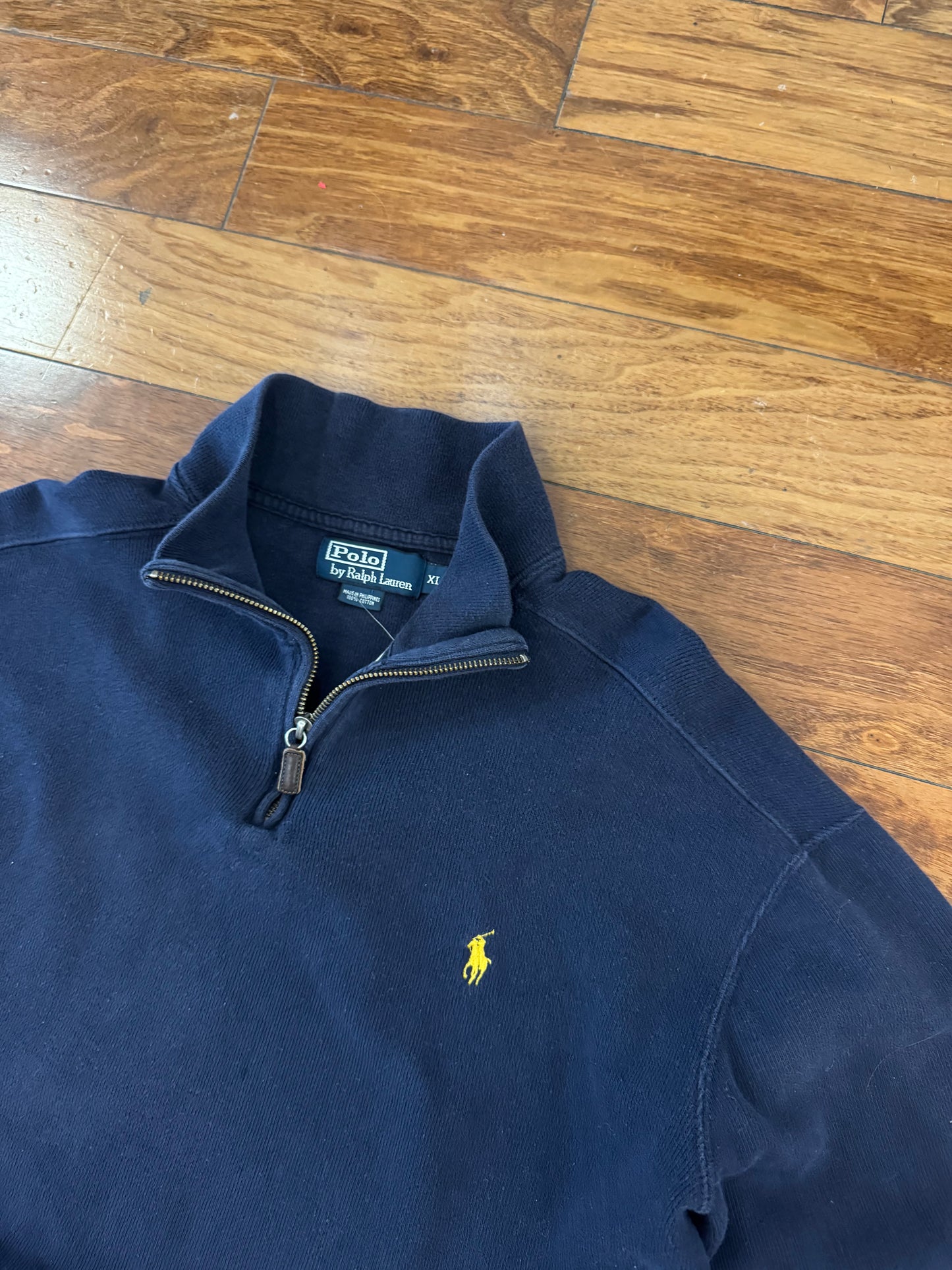00s Polo Ralph Lauren Essential Navy Quarter Zip (XL)