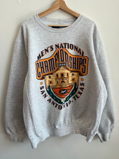 1998 NCAA National Championships Texas Thick Reebok Crewneck (XL)