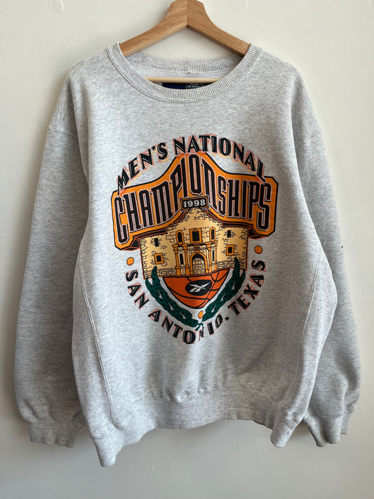 1998 NCAA National Championships Texas Thick Reebok Crewneck (XL)