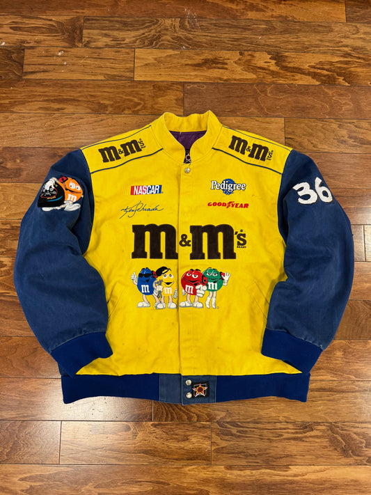 90s M&M's Racing Jeff Hamilton Nascar Jacket (XL)