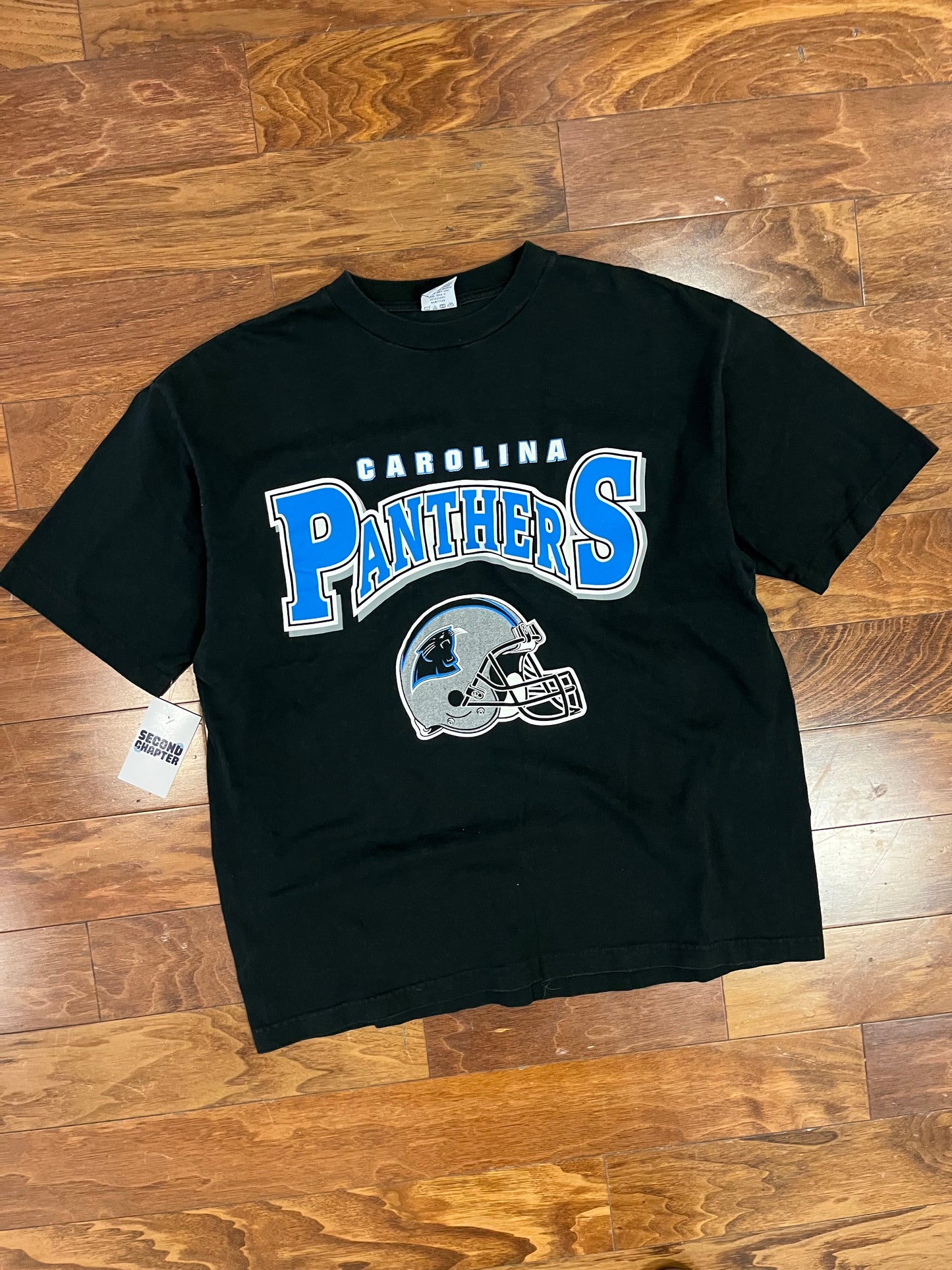 90s Carolina Panthers True Fan Graphic Tee (XL)