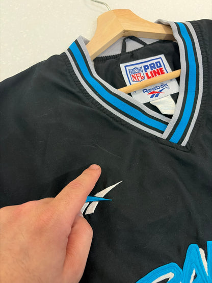 90s Carolina Panthers Cat Scratch Reebok Pro Line Windbreaker (L)