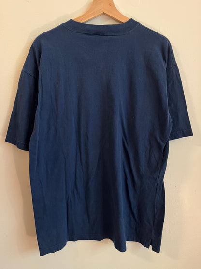1994 Atlanta Braves Salem Color Block Stripe Tee (XL)