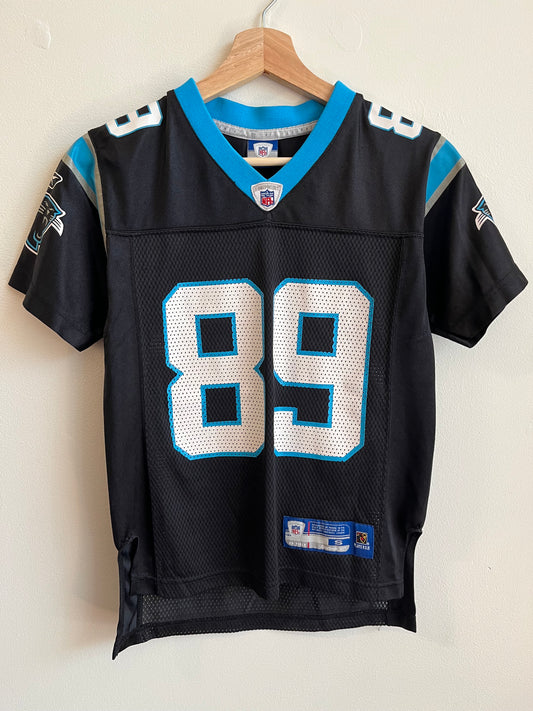 2010s Carolina Panthers Steve Smith Reebok Jersey (Youth S)