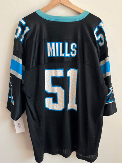 90s Carolina Panthers Sam Mills Faded Reebok Jersey (XL)