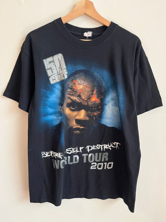 2010 50 Cent "Before I Self Destruct" Music Tour Tee