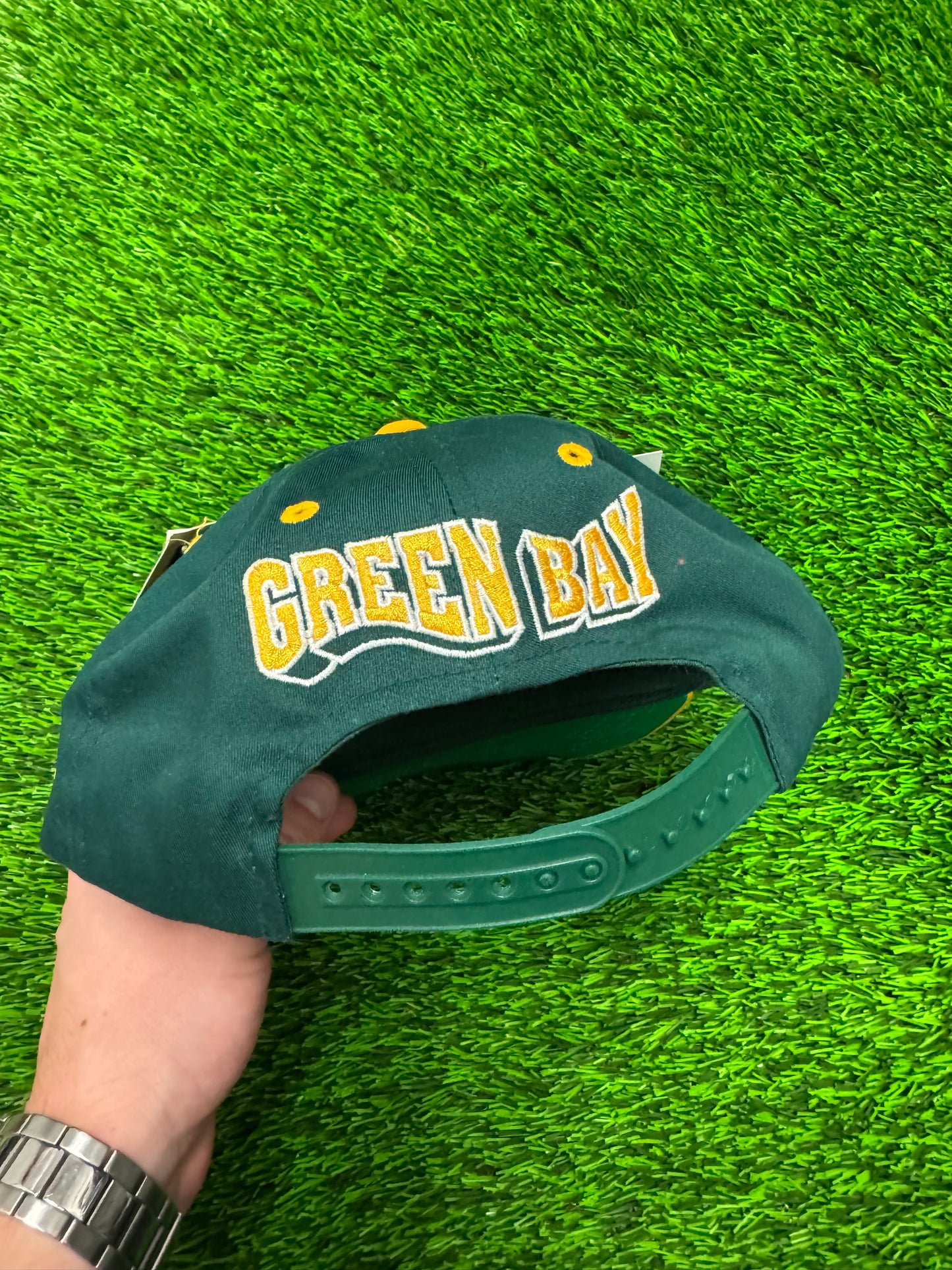 90s Green Bay Packers Spell Out Deadstock Youth Hat (Youth OSFA)