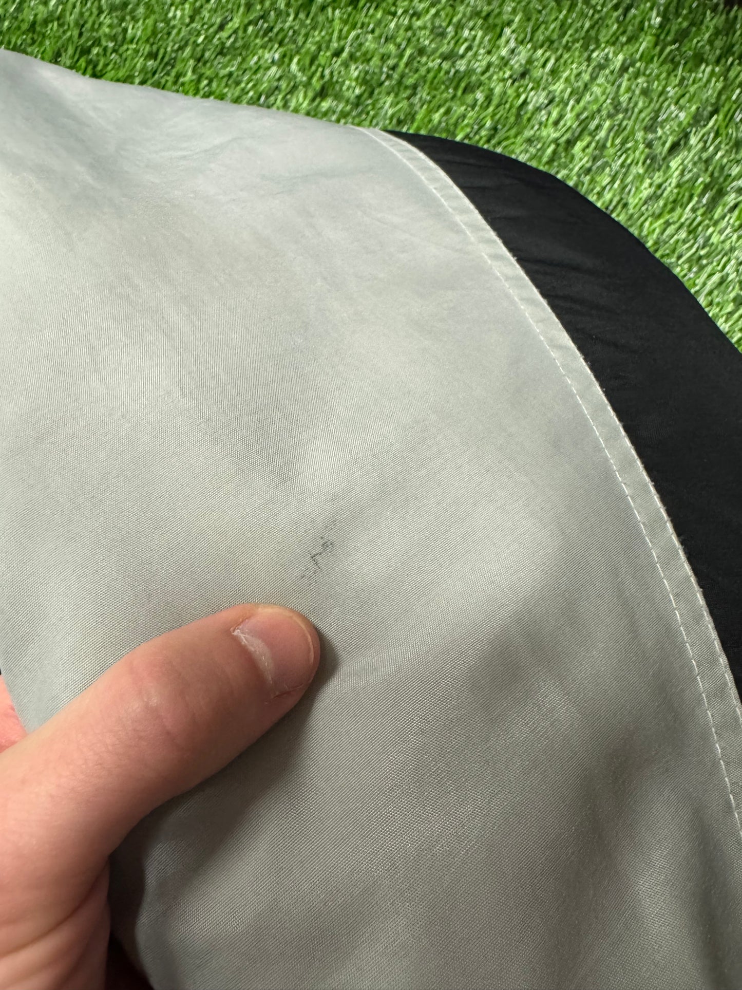 90s Oakland Raiders Vintage Logo 7 Parka Puffer Jacket (M)