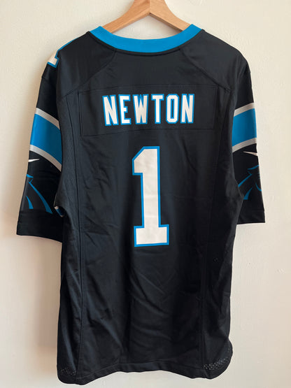 2010s Carolina Panthers Cam Newton Nike Home Jersey (M)