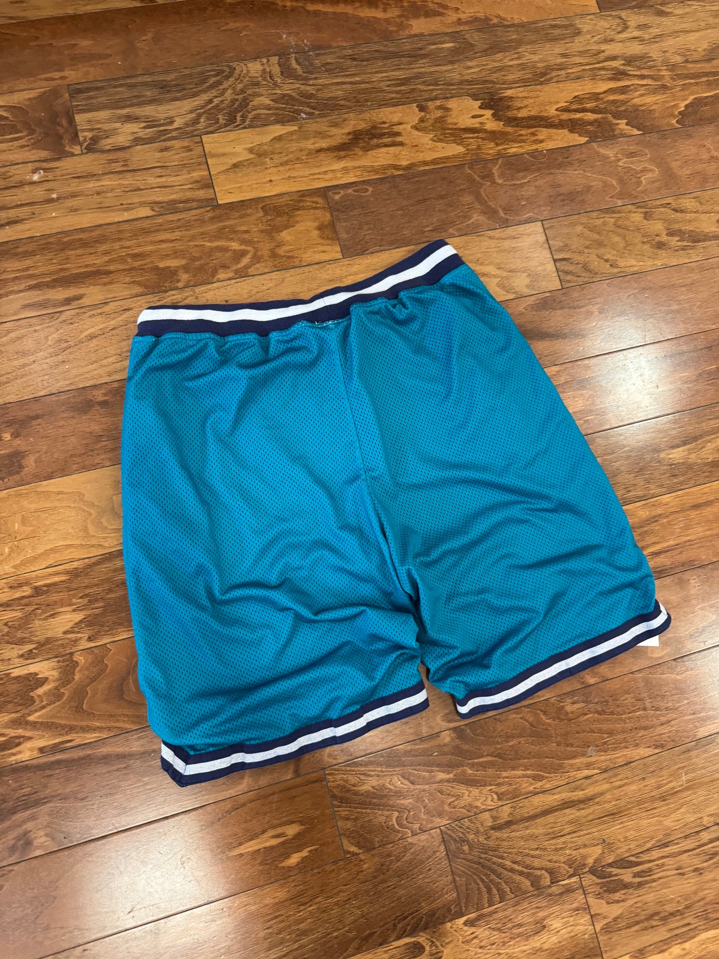90s Charlotte Hornets Mesh Athletic Shorts (XXL)
