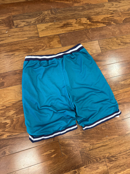 90s Charlotte Hornets Mesh Athletic Shorts (XXL)