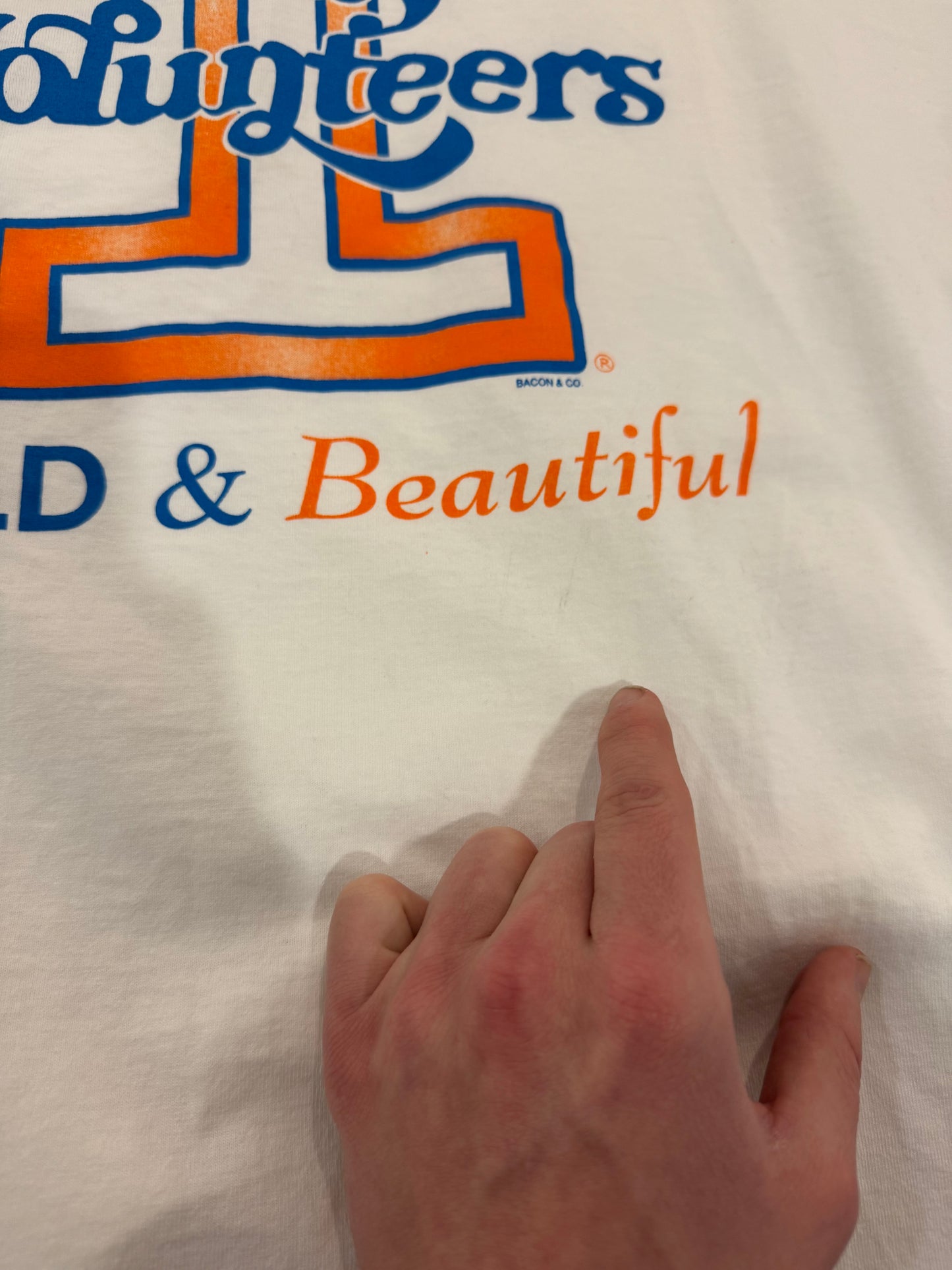 90s Tennessee Lady Vols Bold & Beauty Vintage Tee (XL)
