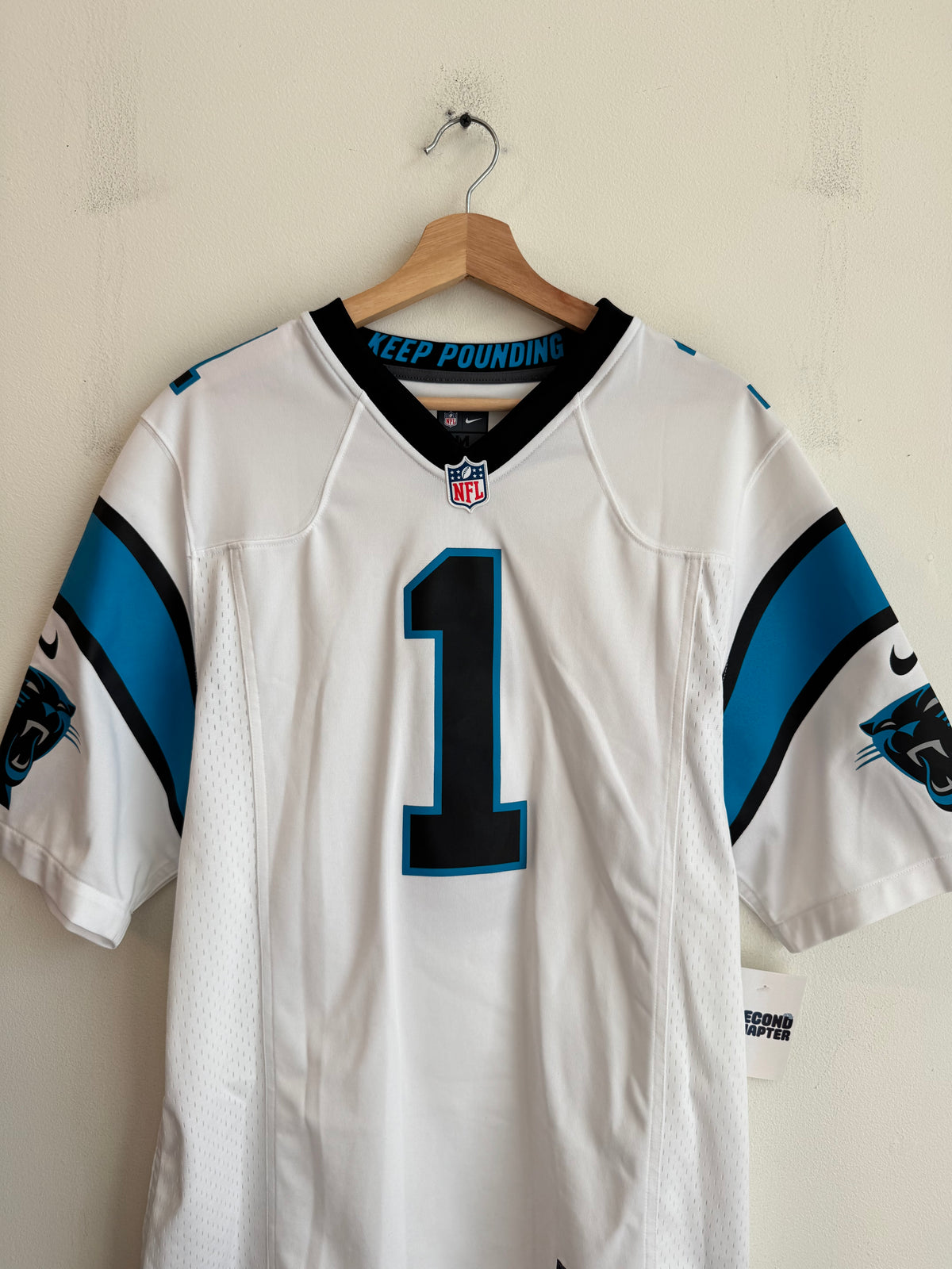2010s Carolina Panthers Cam Newton Nike Away Jersey (M)