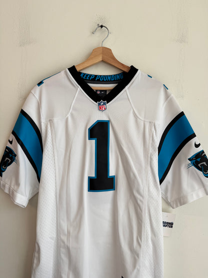 2010s Carolina Panthers Cam Newton Nike Away Jersey (M)