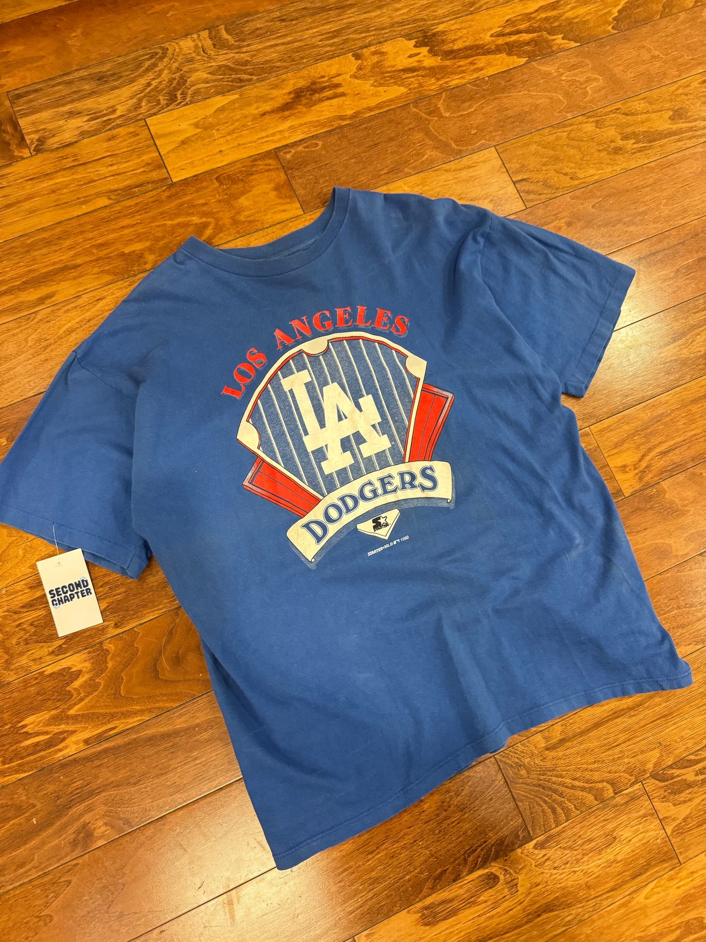 1992 Los Angeles Dodgers Starter Vintage MLB Tee (XL)