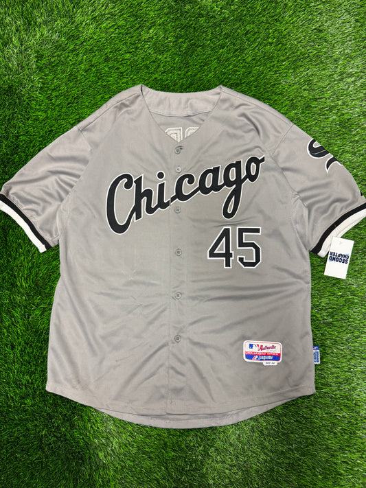 00s Chicago White Sox Michael Jordan #45 MLB Throwback Baseball Jersey (L)