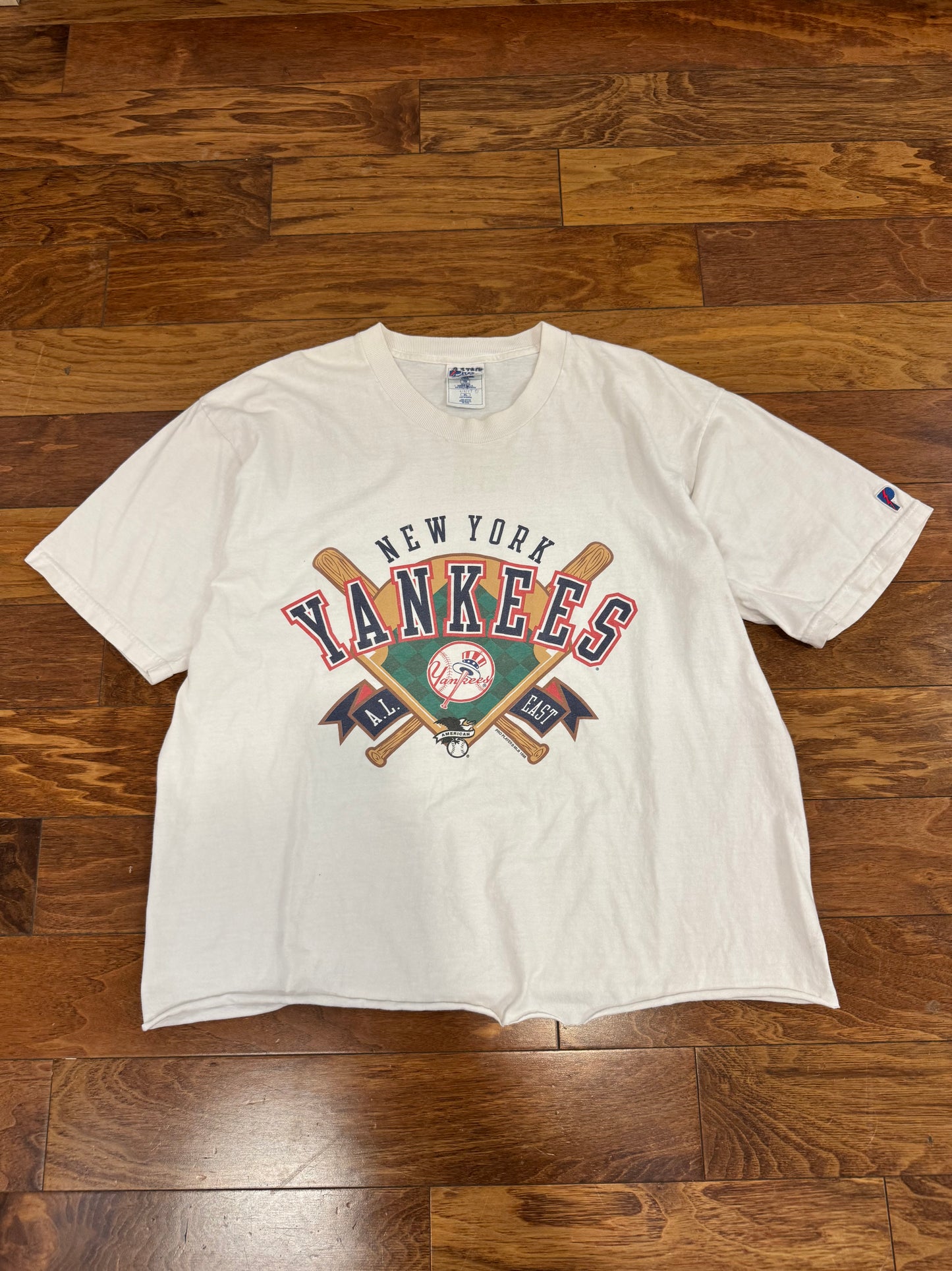 1998 New York Yankees Vintage Pro Player Cropped Tee (XL)