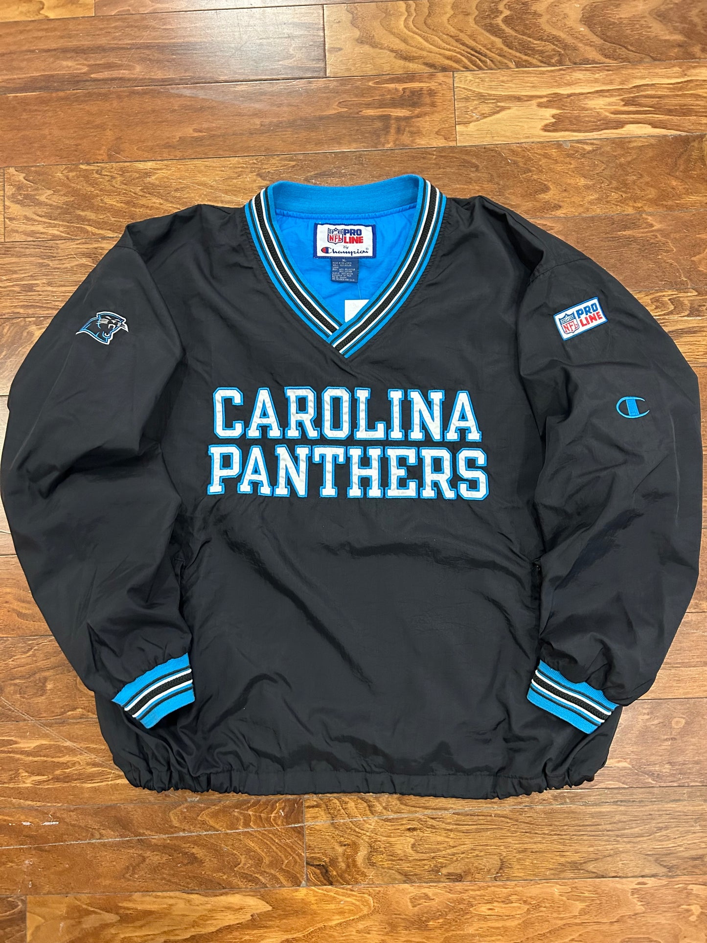 90s Carolina Panthers Vintage Champion Pro Line Windbreaker (XL)