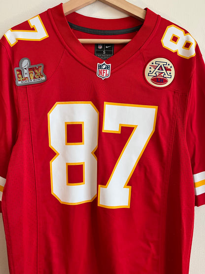 2025 Kansas City Chiefs Travis Kelce Super Bowl LIX Jersey (S)