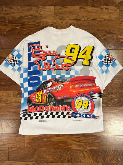 1998 Bill Elliott McDonald's Winston Cup AOP Nascar Tee (XL)