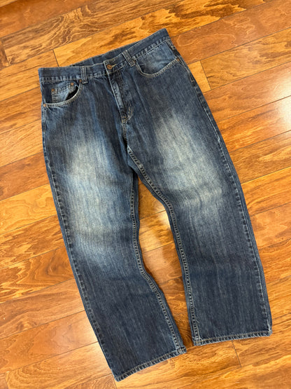 00s Flypaper Faded Dark Wash Bootcut Jeans (33 x 30)