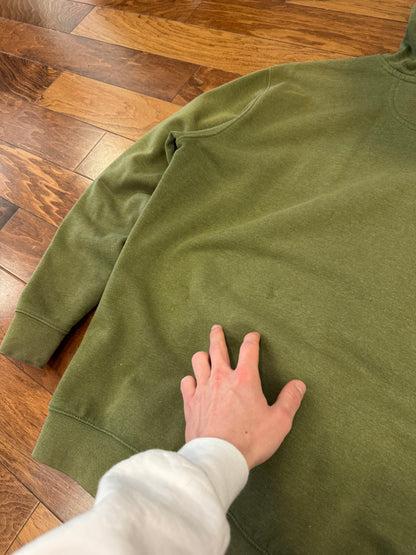 00s Carhartt Faded Green Essential Hoodie (L)