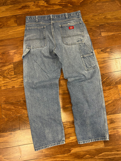 00s Dickies Red Tab Mid Wash Jeans (36 x 32)