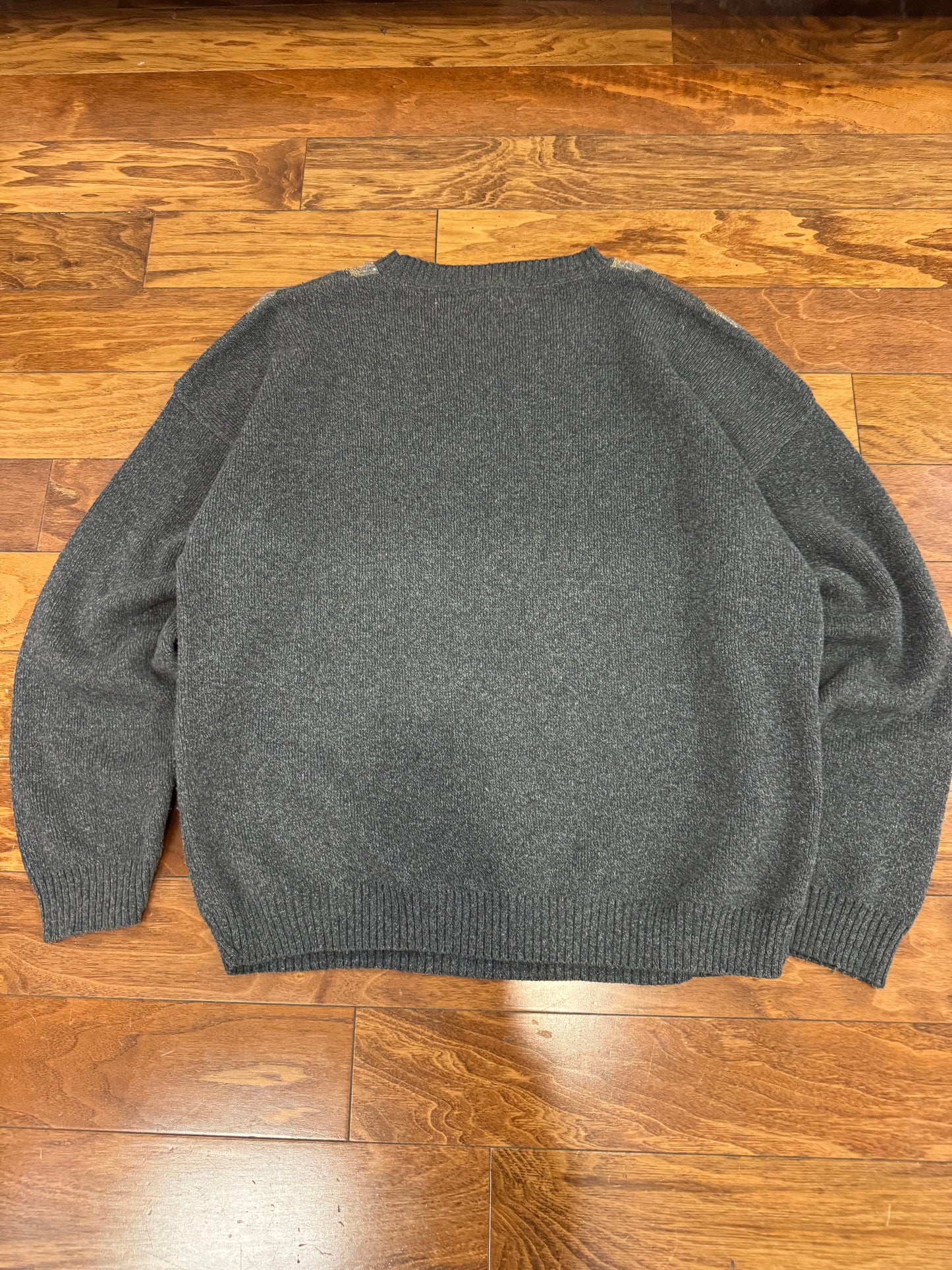 90s Liberty Diamond Print Sweater (XL)