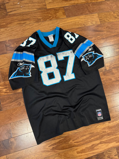 00s Carolina Panthers Muhsin Muhammed Reebok Jersey (XL)