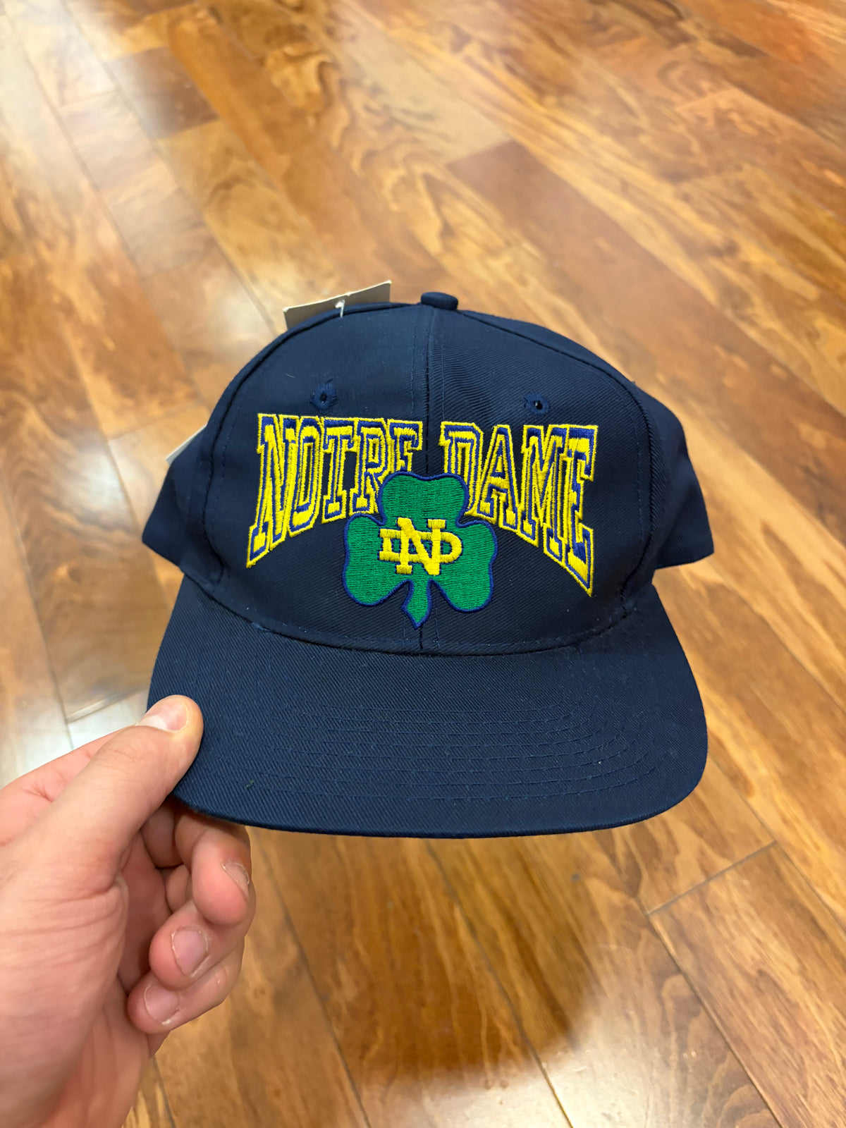 90s Notre Dame Spell Out Deadstock Hat (OS)
