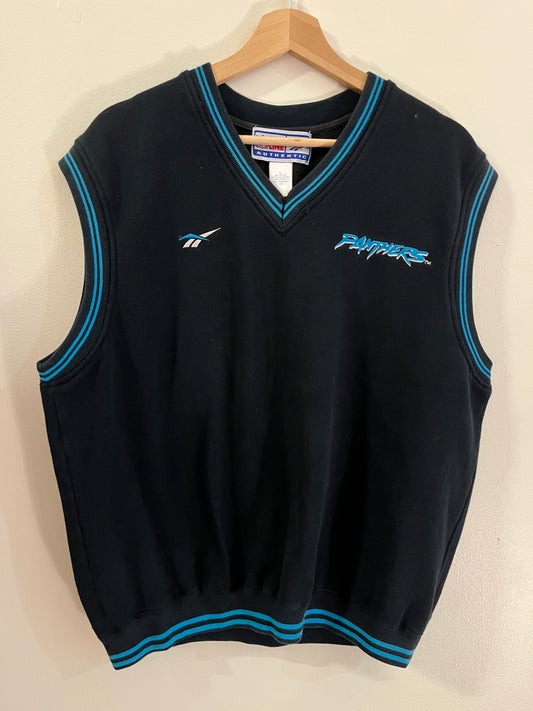 90s Carolina Panthers Reebok Pro Line Vest (L)