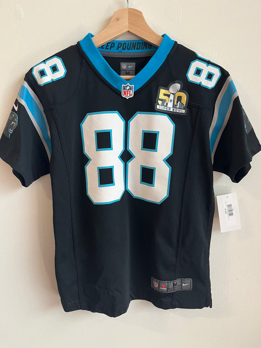 2015 Carolina Panthers Greg Olsen Super Bowl 50 Jersey (Youth M)