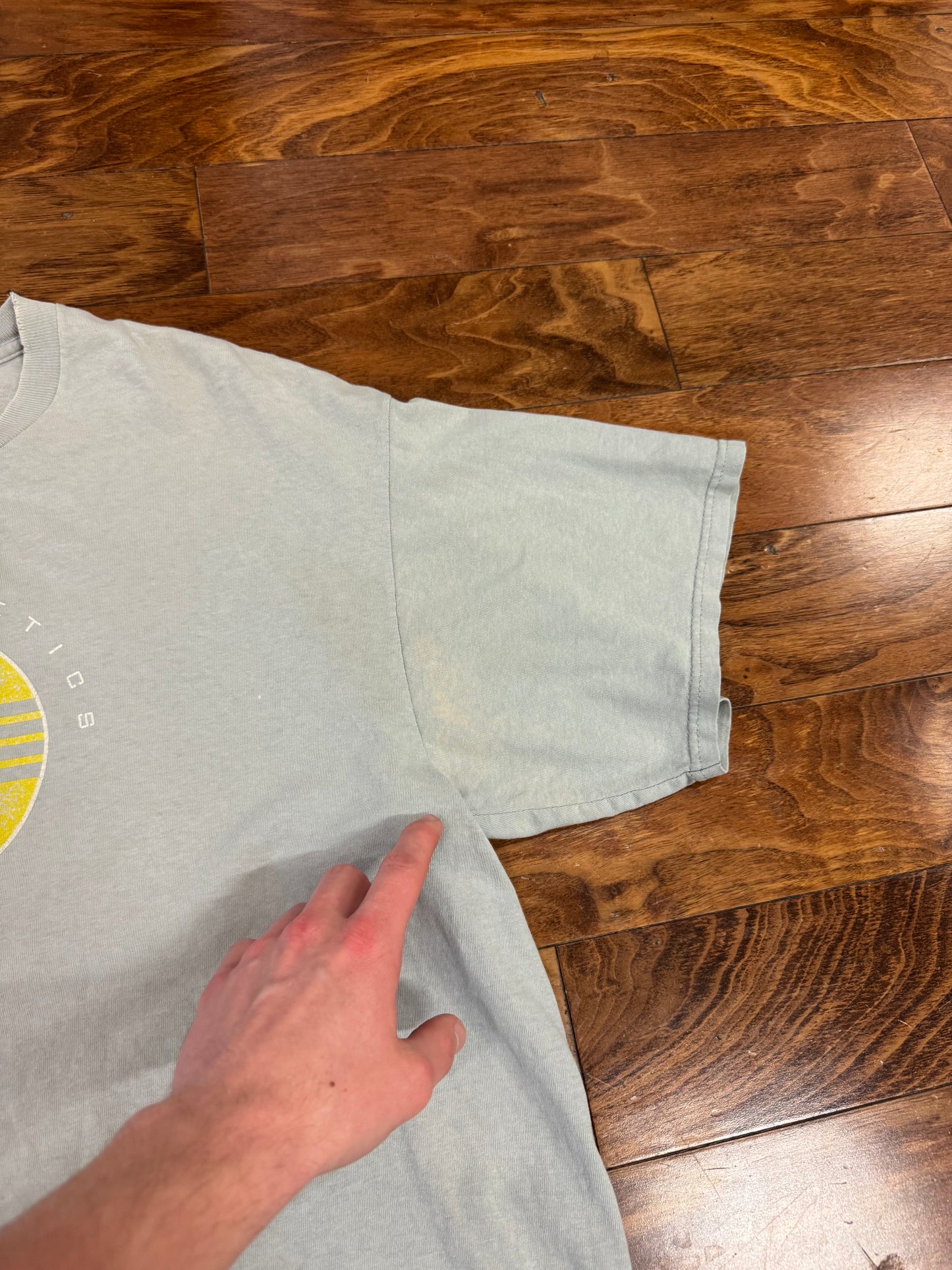 90s Nike Athletics Yellow Swoosh Tee (XL)