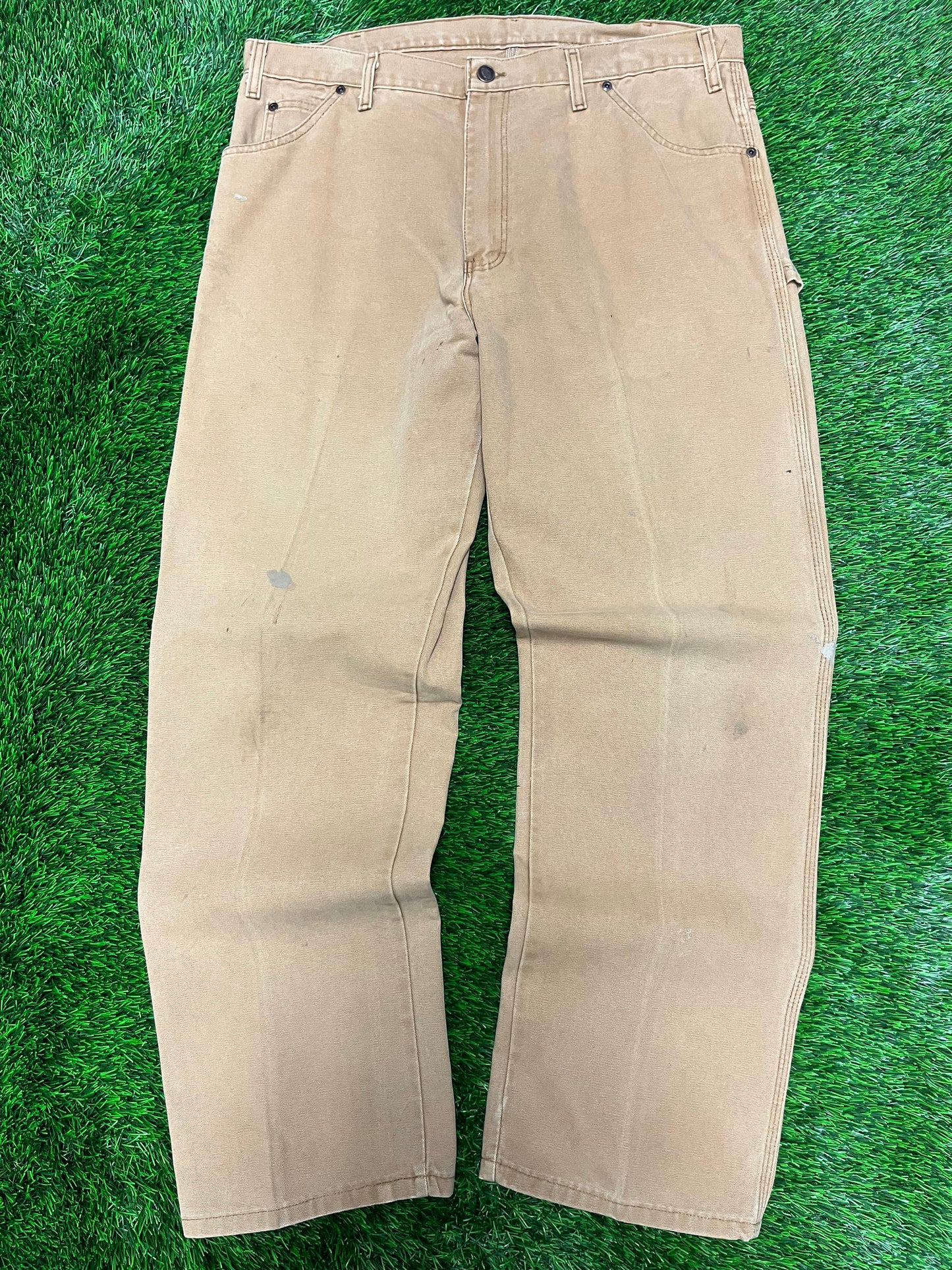 2014 Dickies Red Tab Tan Carpenter Pants (38 x 32)