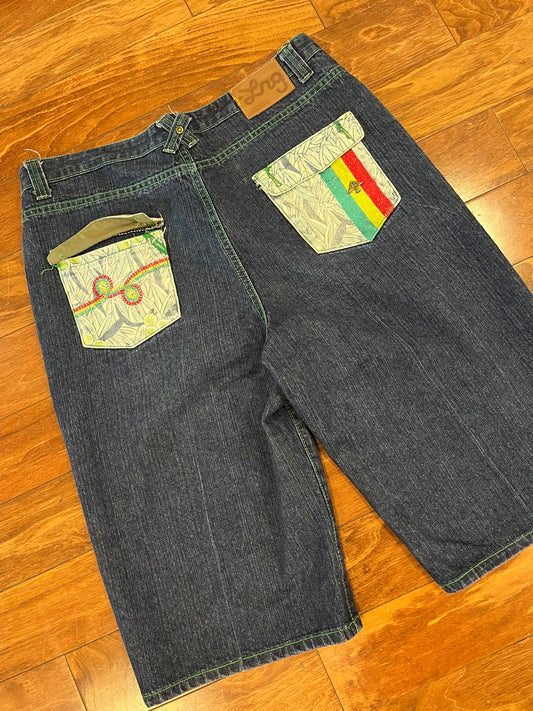00s LRG Oversized Jean Shorts (36)