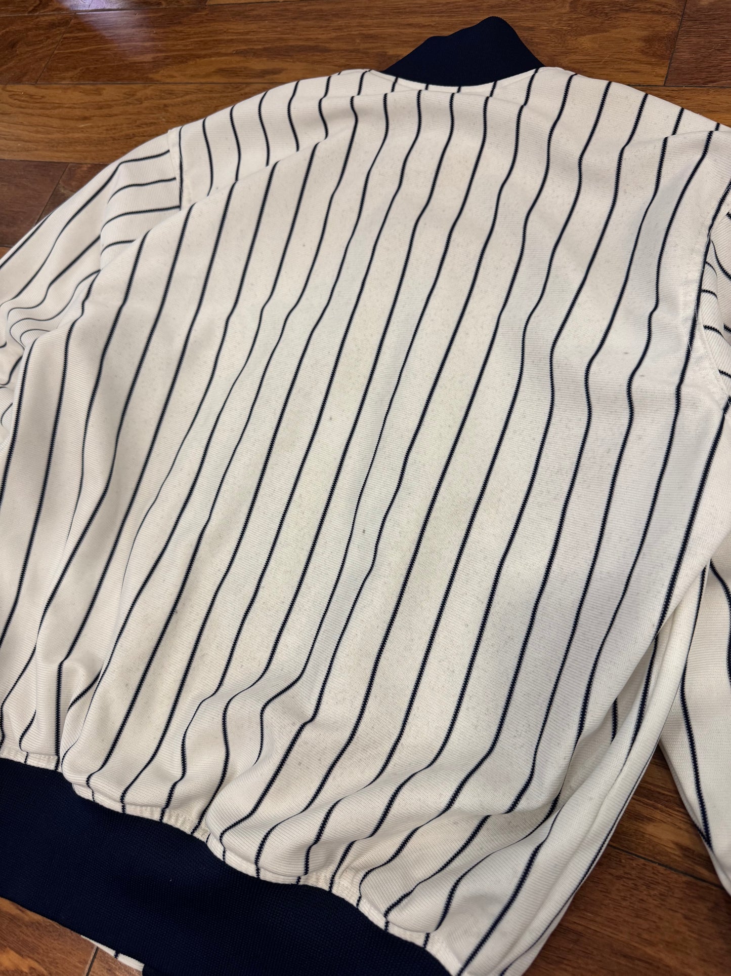 80s Chicago White Sox Vintage Pinstripe Coach Jacket (M)