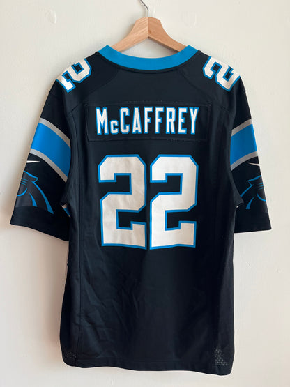 2016 Nike NFL Christian McCaffery Carolina Panthers Home Jersey (M)