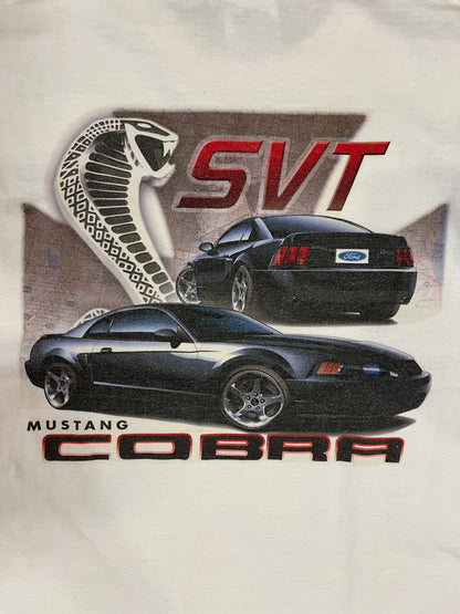 00s Ford Mustang Cobra White Tee (XL)