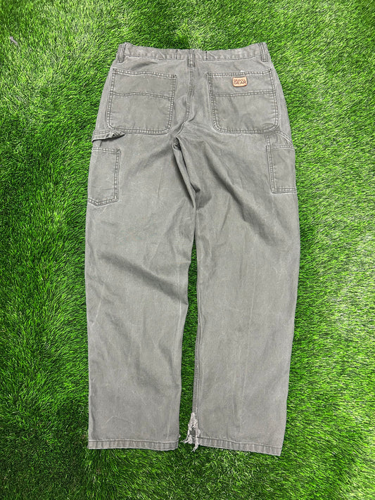 00s Gravel Gear Faded Olive Workwear Pants (34 x 32)