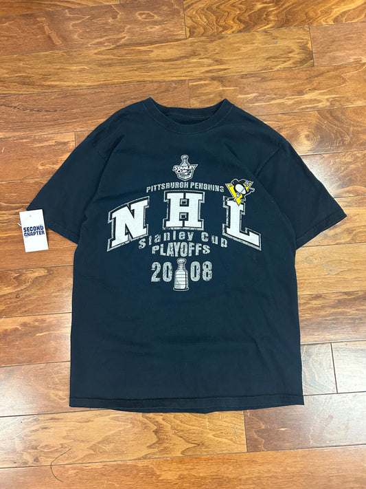 2008 Pittsburgh Penguins NHL Playoffs Tee (M)