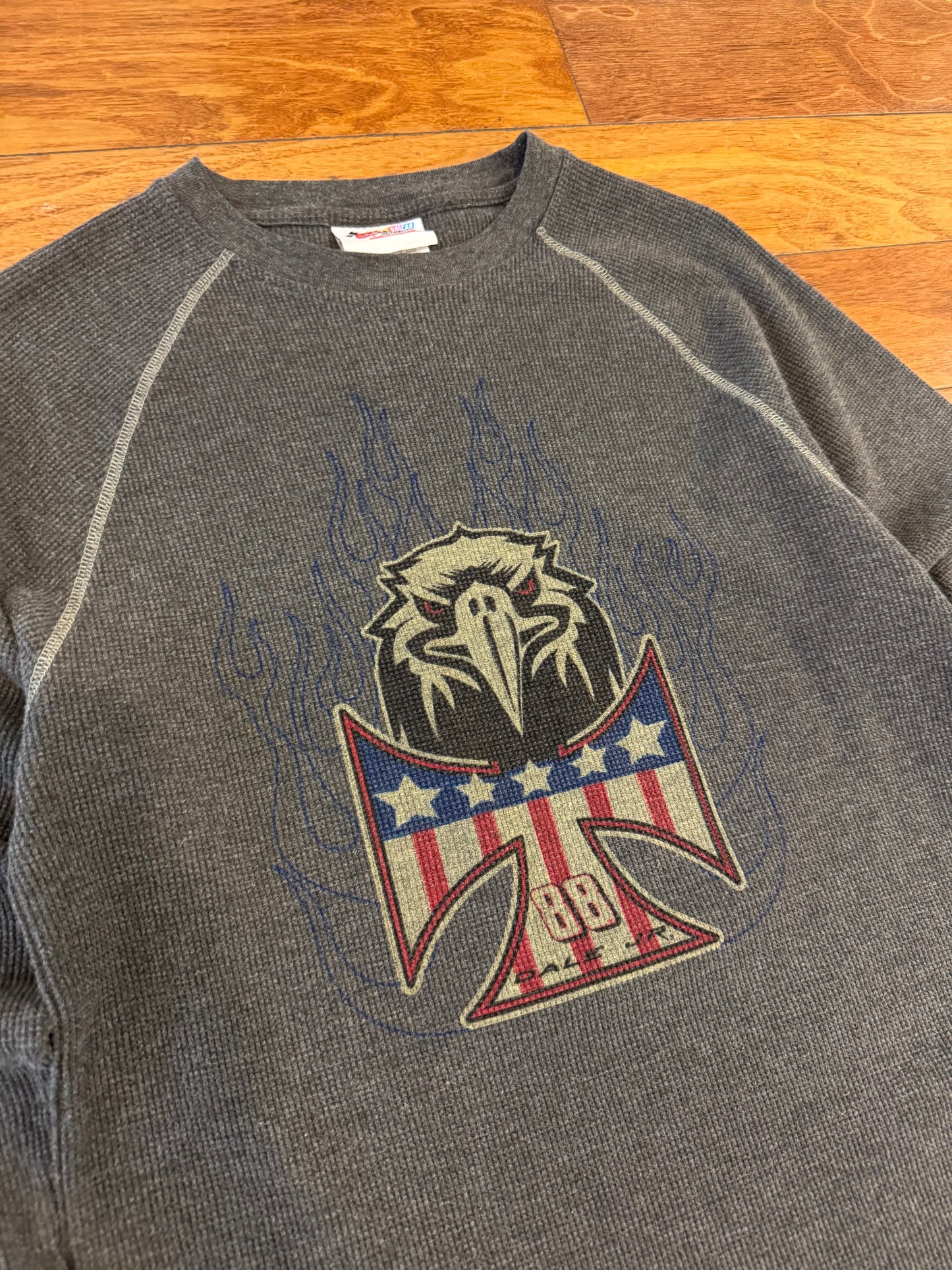 00s Nascar Dale Jr Thermal Long Sleeve Shirt (L)
