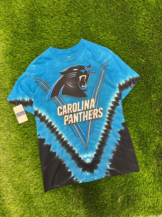 00s Carolina Panthers Majestic Tie Dye Tee (M)